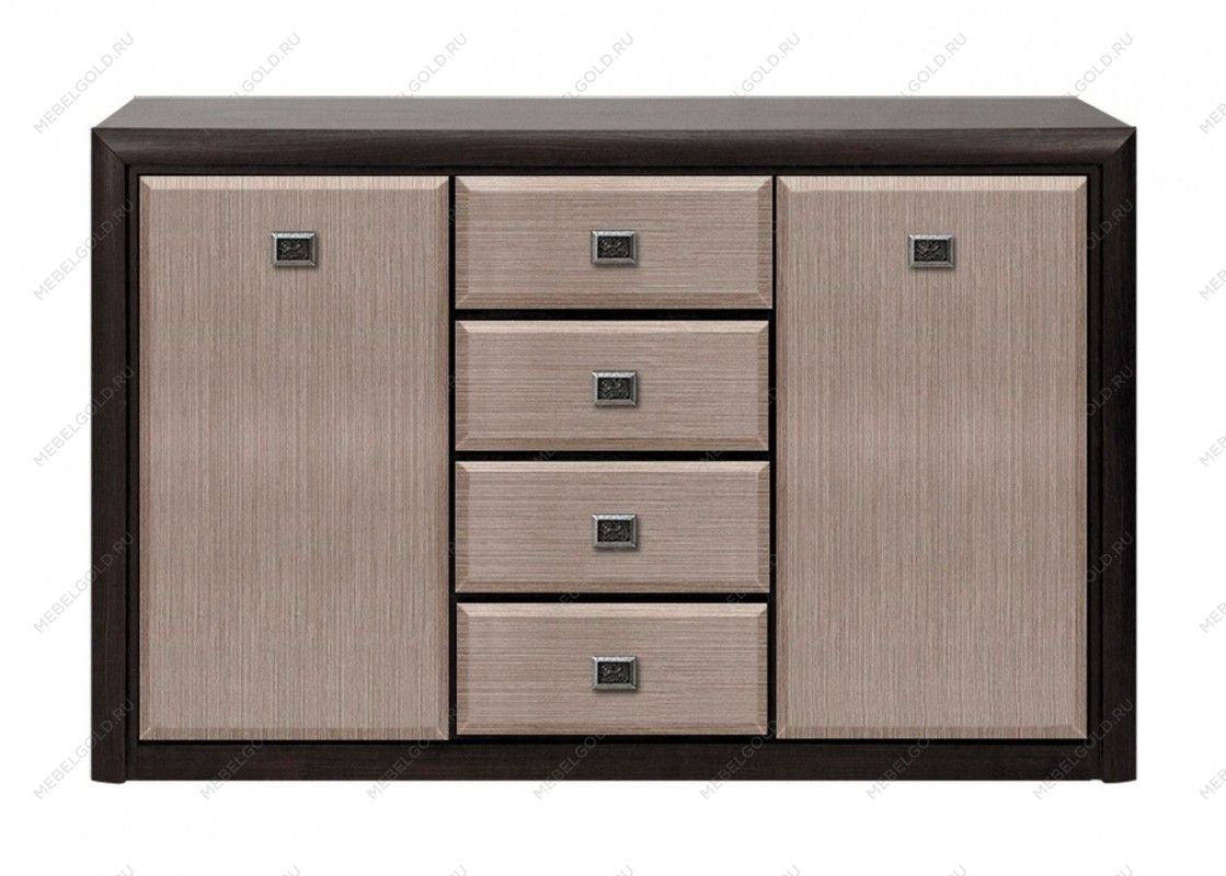 Тумба Коен KOM2D4S Венге/Штрокс (NEW)