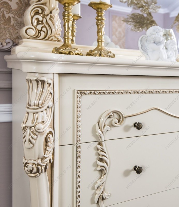 Зеркало для комода Джоконда крем глянец | изображение 2