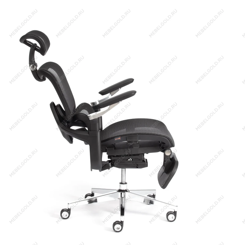 Компьютерное кресло Sakura, сетка, черный | изображение 4