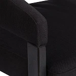 Стул SURTUR, дерево вяз/ткань лен, черный/черный лен, 54х53х74 см | изображение 8