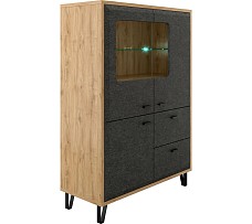 Тумба Грейс KOM2W1D2S с подсветкой