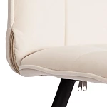 Стул обеденный Bari, LT, флок, молочный/черный, 4, 41х55х89 см | изображение 7