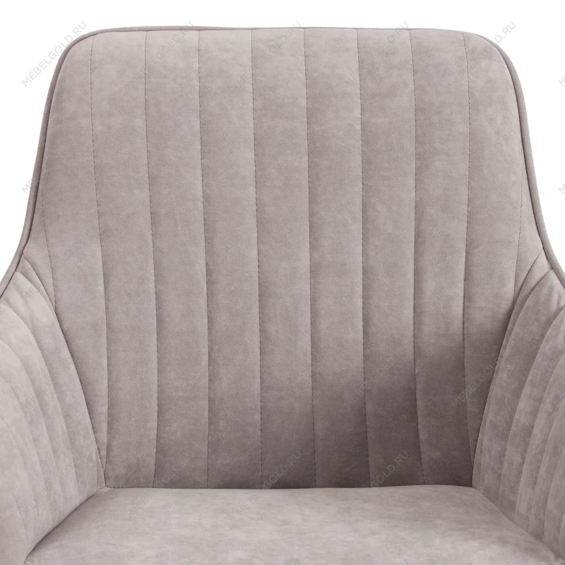 Кресло DUBLIN, велюр Clermon, св. -серый, 60 | изображение 6