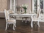 Столовая Натали белый глянец (прямоугольный стол) | изображение 1