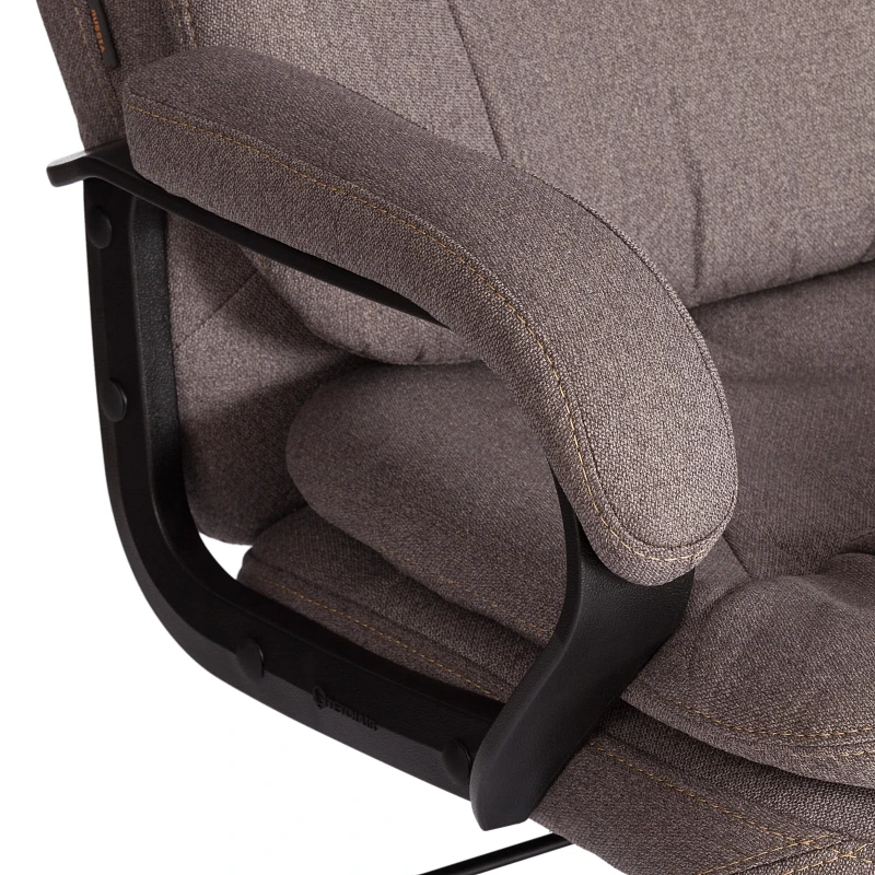 Кресло COMFORT LT (22), ткань рогожка Nice, мокко (серо-бежевая) | изображение 6