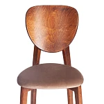 Стул DIAMANTE мягкое сидение, бук, 42x42x85см, коричневый, ткань Tenerife Mocco | изображение 5