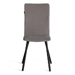 Стул обеденный La Rousse, флок, серый/черный, 29, 49х50х93 | изображение 5