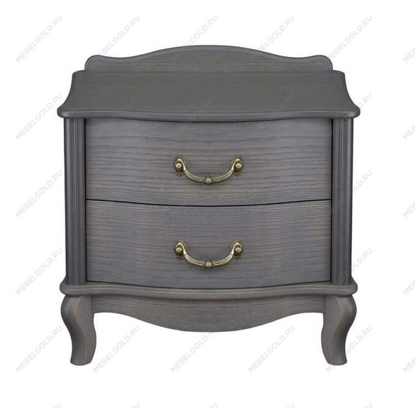 Тумбочка прикроватная Джульетта 2 ящ. (серый ясень)