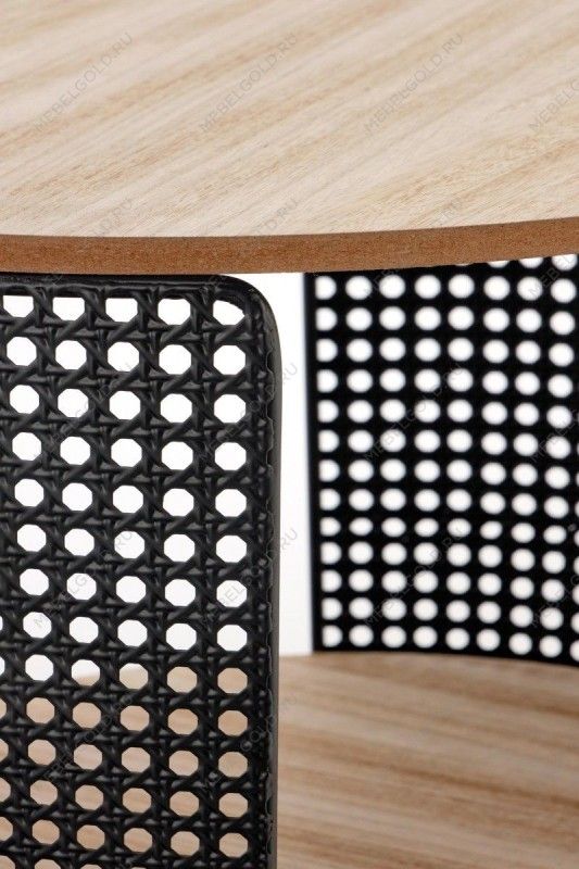 Стол журнальный Halmar TRAFICA (натуральный/черный) | изображение 5