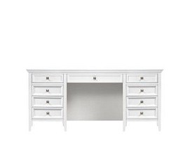 Стол письменный двухтумбовый Manhattan (Белый)