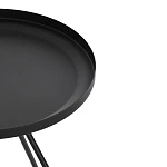 Столик журнальный GLAND, металл, 40*40*45см, черный | изображение 3