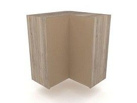 Шкаф угловой ШУГ-60, Оттава (600*600*720) Дуб Мария/Бежевый, 22235