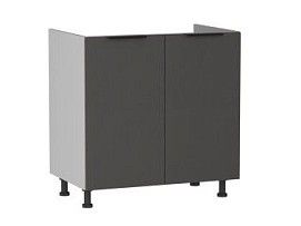 Стол под мойку СМ-80, Ватель (800*520*820) Экокожа Серый, 23311