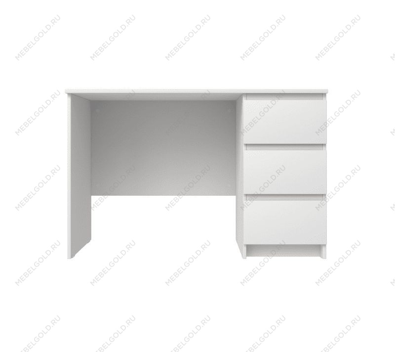 КАСТОР (KULLEN) стол письменный ИКЕА / IKEA 3 ящика 116х65 белый | изображение 1