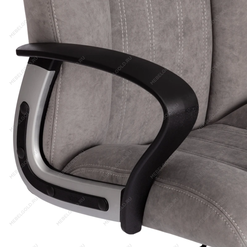 Кресло OXFORD хром, флок, серый, 29 | изображение 6