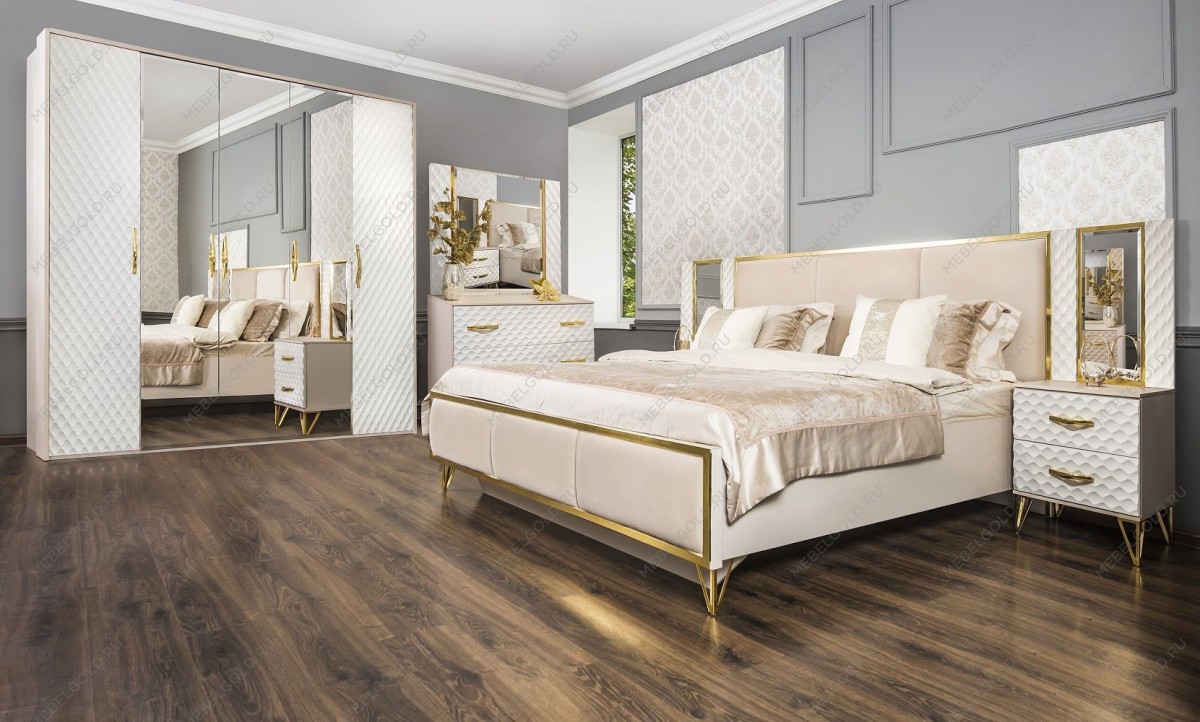 Балашиха - Шкаф Лара 4-дверный белый глянец | изображение 5