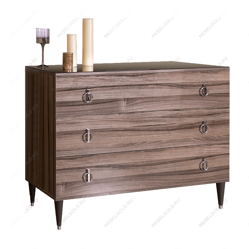 Комод Римини (Орех империя/Серебро) РМКМ-1