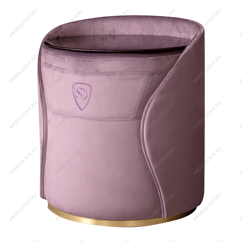 Пуф-тумба Душистая лаванда (бархат) золото Sweet dreams PS-101