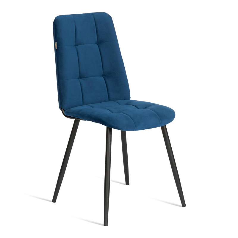 Стул обеденный Asti, велюр, 47х54х86, Blue (синий)