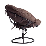 Кресло CLOUDE HOME, рогожка/металл, 97х98х90-96см, коричневый, 3М7-147 | изображение 3