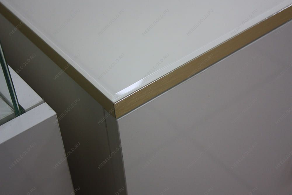 Витрина 1-ств. (левая) Римини СОЛО (белый золото) РМВ1-1С (s) - Выставка Балашиха | изображение 2