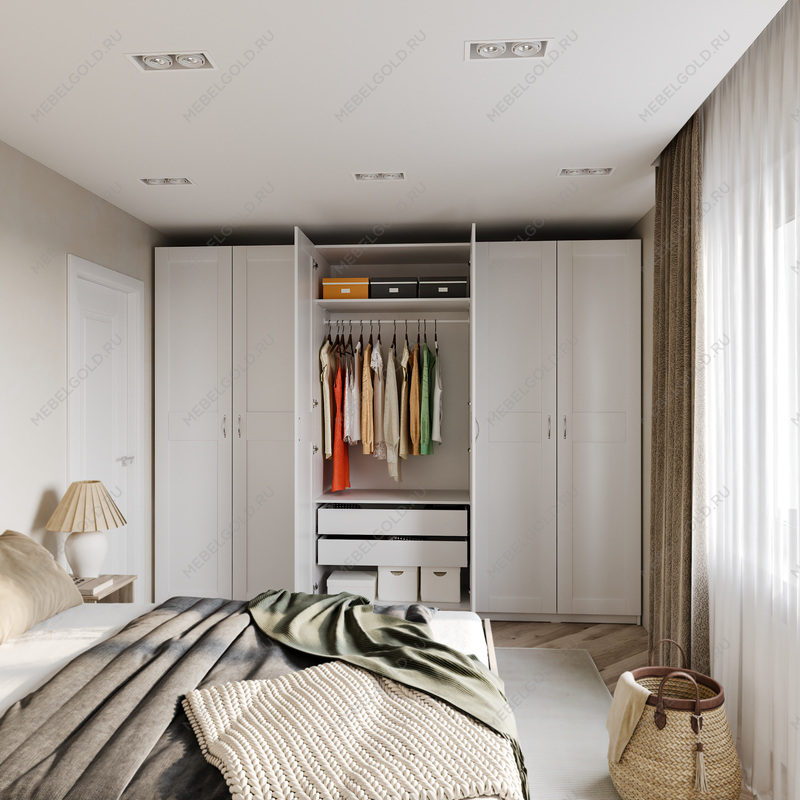 МАКС дверь 50 (4 заполнения) белая | изображение 2