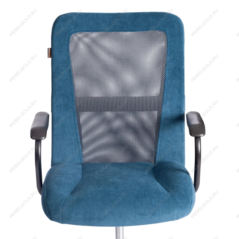 Кресло STAFF, флок/ткань, синий/серый, 32/W-12 | изображение 5