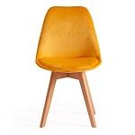 Стул TULIP SOFT (mod. 74) желтый (HLR 41)/натуральный | изображение 4