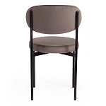 Стул REVO (mod. 7033)/1 шт. в упаковке, ткань/металл, 47х54х82 см, высота до сиденья 47 см, темно-серый barkhat 14/черный | изображение 3