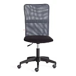 Кресло START, флок/ткань, черный/серый, 35/W-12 | изображение 3