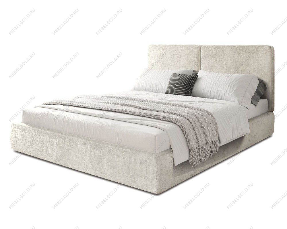 Кровать Natura 1.8 м, с подъемным механизмом Шенилл (Monblan) 501, НТКР180-1[3]