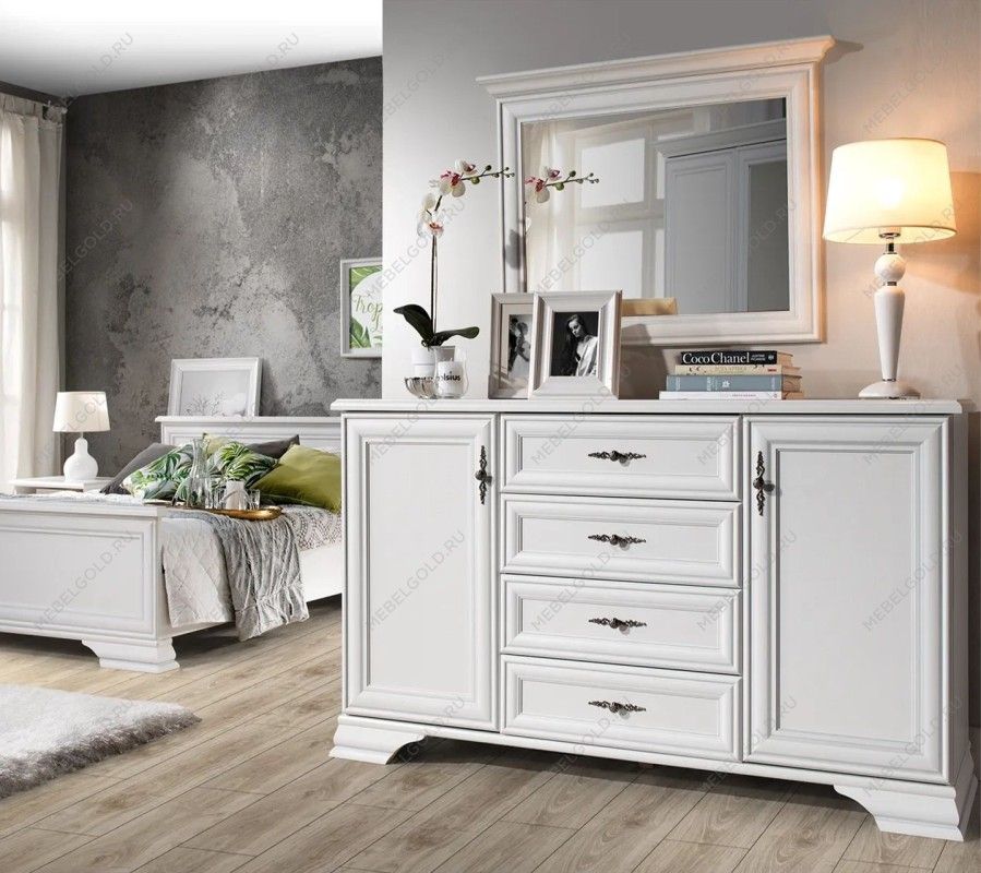 Тумба Кентаки KOM2D4S белый | изображение 2