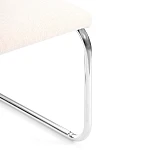 Стул MANI, дерево вяз, ротанг/ткань лен, металлический каркас, Груша (№3), 46х46х78 см | изображение 8