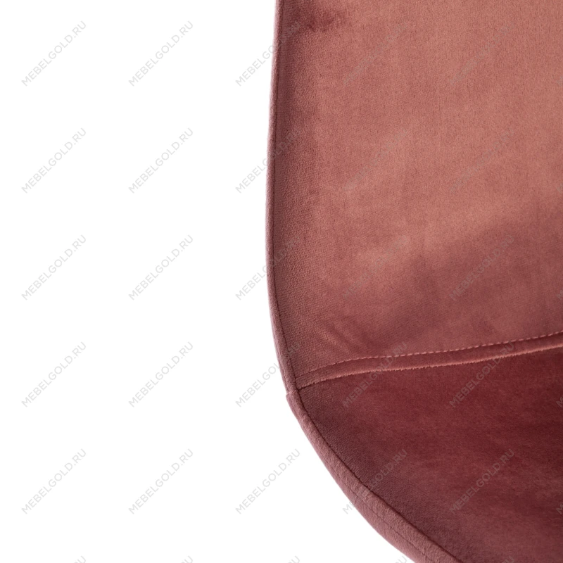 Стул BREEZE (mod. 4724), Велюр/металл, 44 х 53 х 87 см, Coral (коралловый) HLR44 / белый | изображение 7