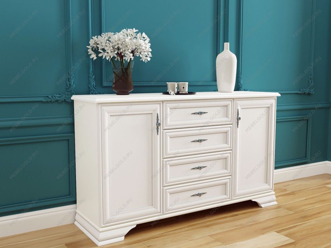 Тумба Кентаки KOM2D4S белый | изображение 2