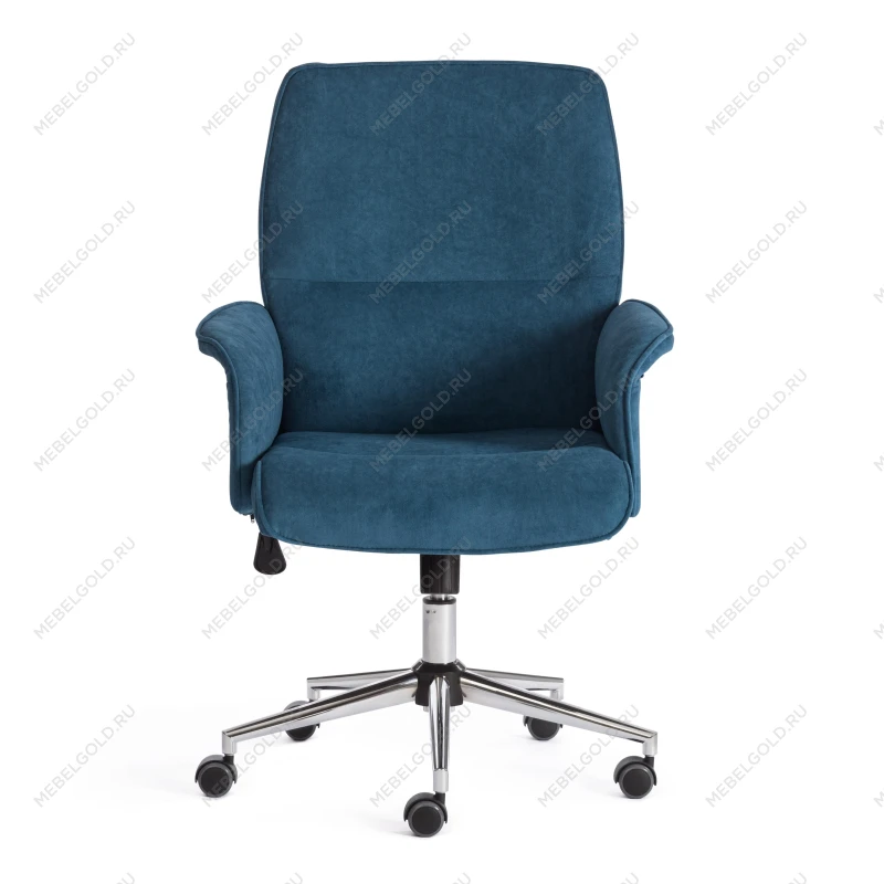 Кресло YORK, флок, синий, 32 | изображение 4