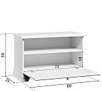 Тумба для обуви Кентаки SFK1B белый | изображение 4