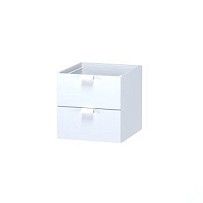 Фора модуль с двумя ящиками, ручка металл 33х33х37, белый