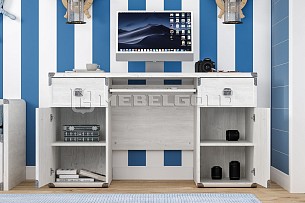 Стол письменный Индиана JBIU2D2S сосна каньон