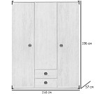 Шкаф Индиана JSZF3D2S сосна каньон | изображение 5