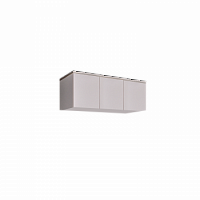 Антресоль для 3-х дверного шкафа Римини (Белый/серебро) РМАН-1(3)