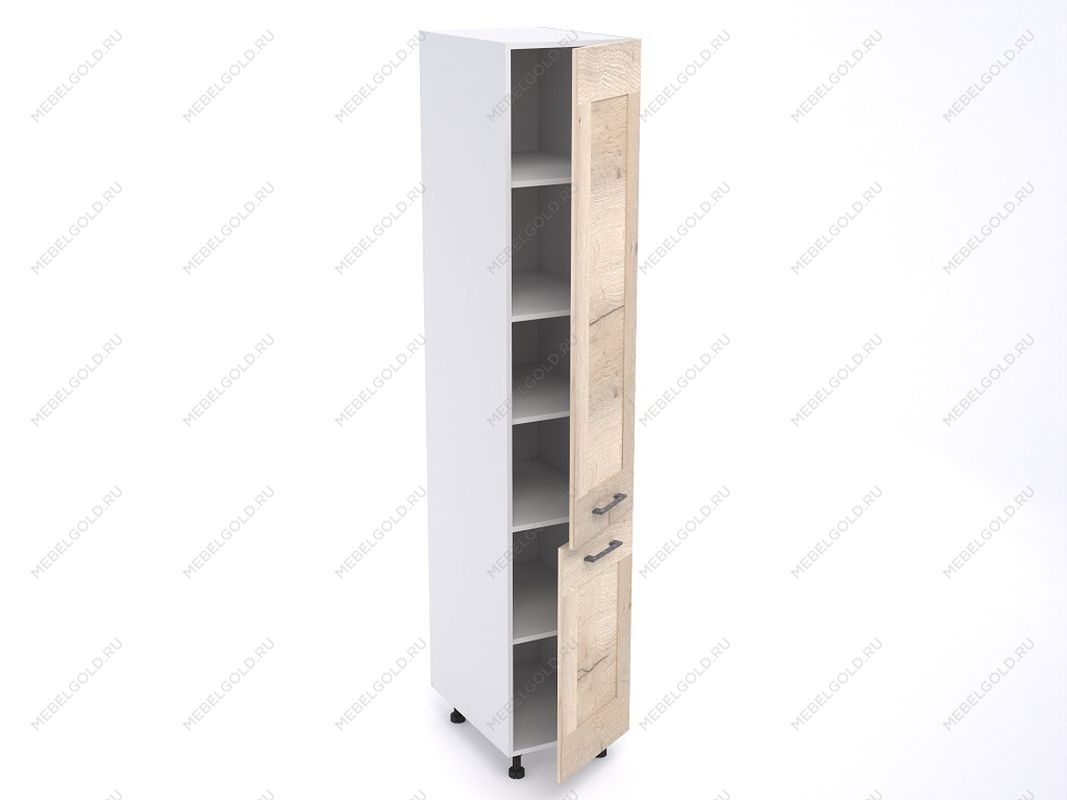 Пенал ПГ-40, Дублин (400*570*2166) Дуб галифакс белый, 21662 | изображение 1