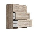 BRIMNES / СИРИУС комод ИКЕА / IKEA 3 ящика сонома | изображение 2