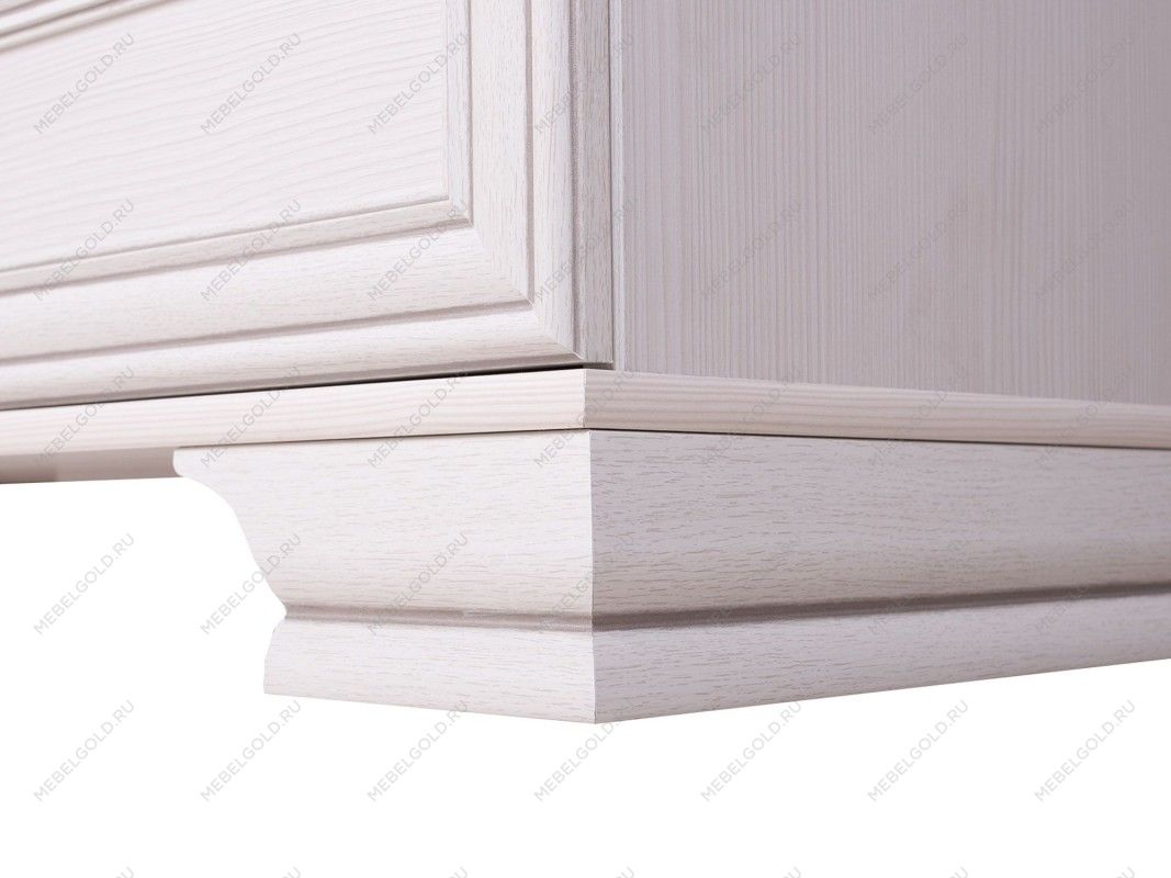 Шкаф с витриной Тиффани 2V2S вудлайн кремовый - Выставка Лобня | изображение 5