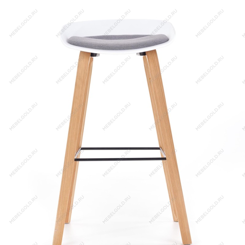 Барный стул Halmar H-86 (белый/серый) | изображение 2