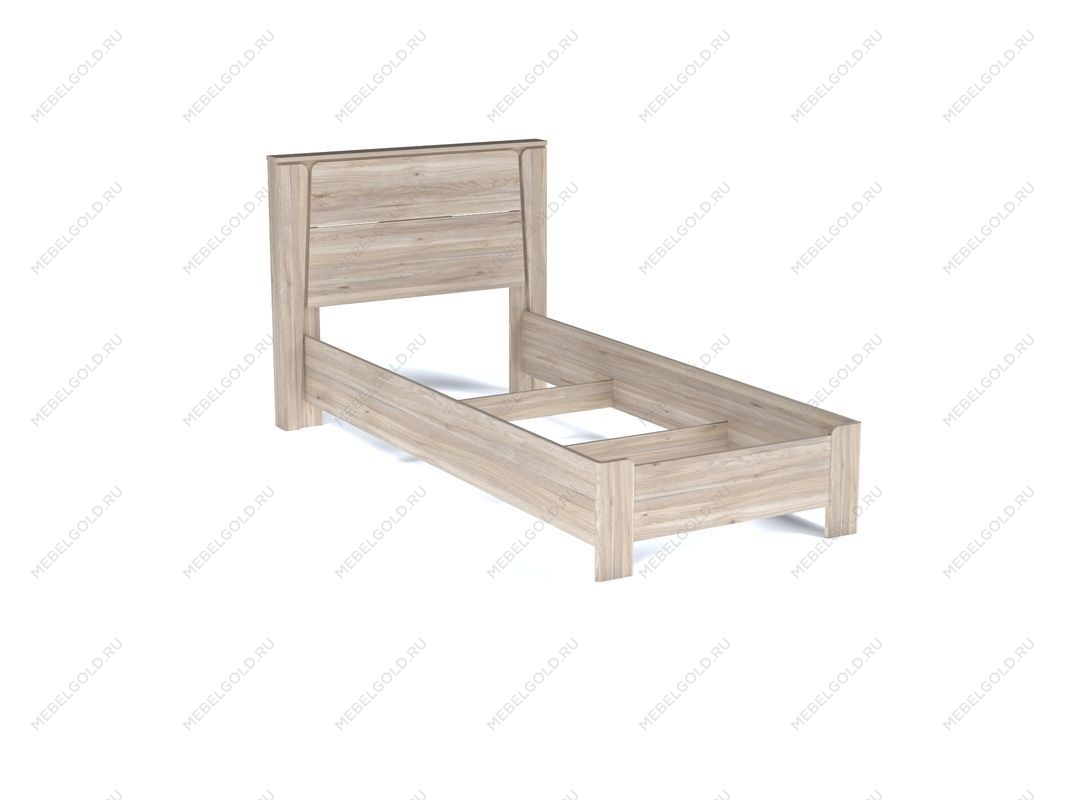 Кровать (каркас) 900, Юта (1122*2130*1004) Дуб Мария, 12205 | изображение 1
