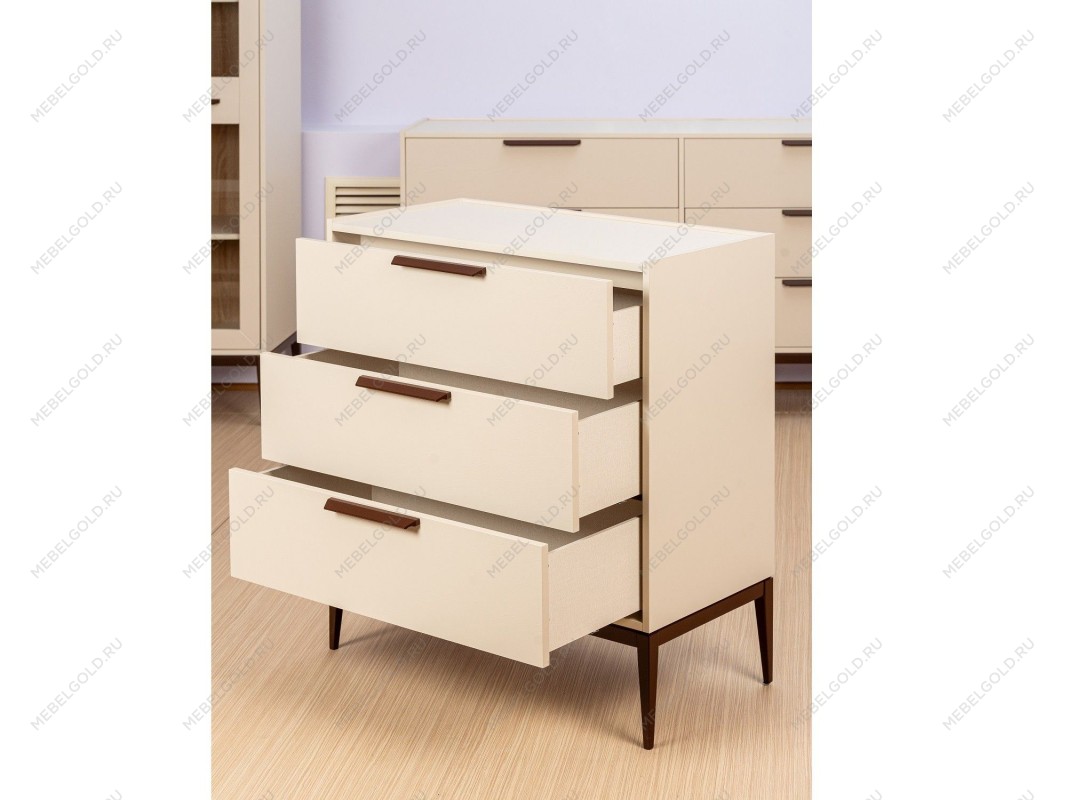 Комод 3 ящика MARANTA (Кремовый) | изображение 5