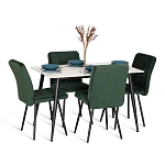 Стул обеденный Medeo, LT, велюр, Deep Forest (изумруд), 45х56х89 см | изображение 9