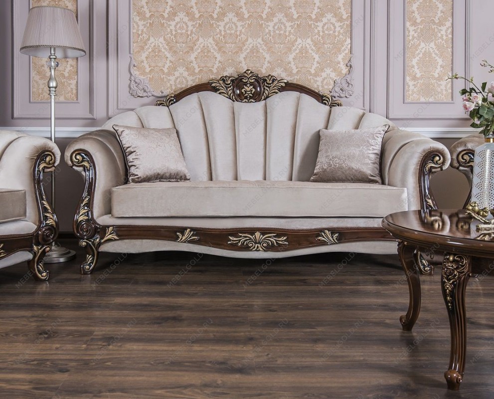 Диван Марселла 3х местный корень дуба глянец | изображение 4