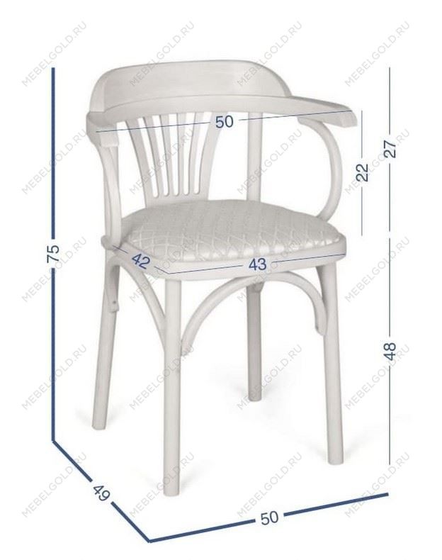 Стул Михаэль мягкий (средний тон, ткань RS 08) | изображение 2